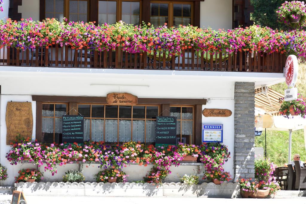Hotel Les Melezes Haudères Exterior foto