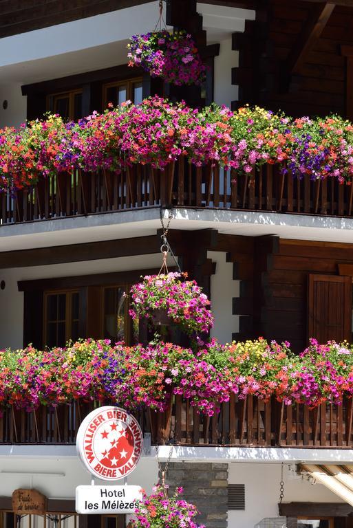 Hotel Les Melezes Haudères Exterior foto