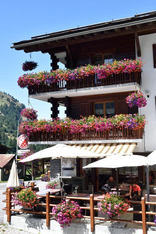Hotel Les Melezes Haudères Exterior foto